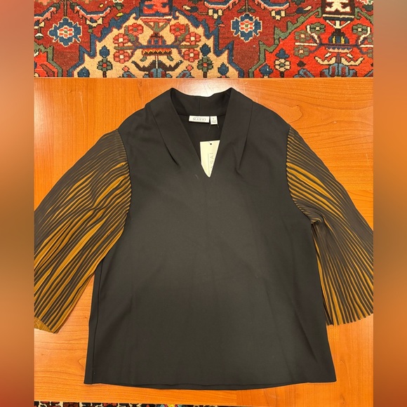 Masai Women’s Black & Brown/Copper Birgitte Jersey Top, size large - Picture 15 of 16